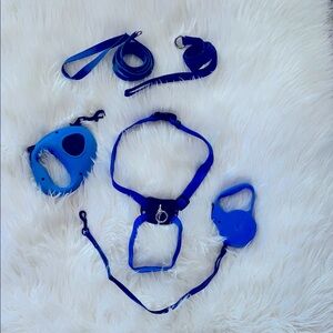 💙Blue Dog Adjustable Harness and Leash Set🐾